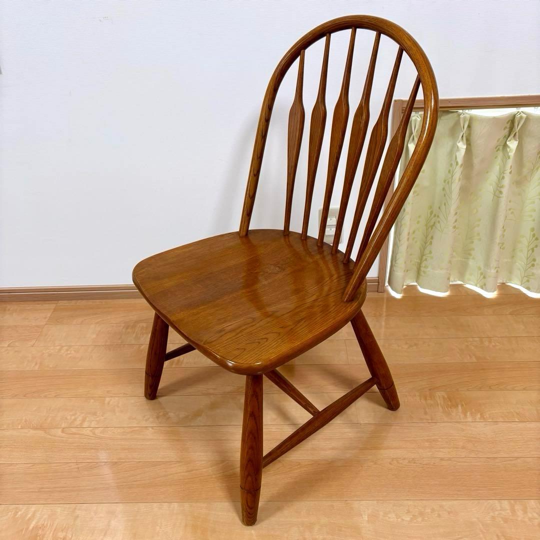 柏木工 KASHIWA ウィンザーチェア ダイニングチェア ビンテージ ②