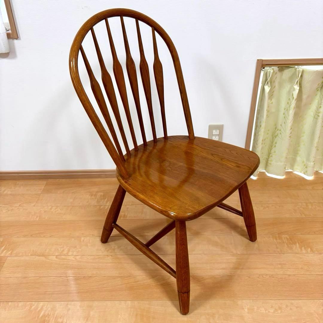 柏木工 KASHIWA ウィンザーチェア ダイニングチェア ビンテージ ②