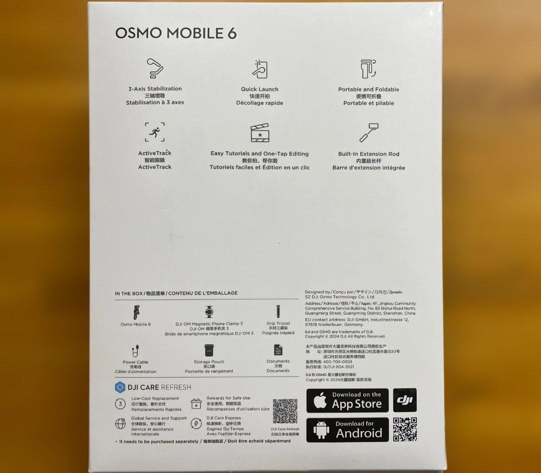 【新品未使用】DJI Osmo Mobile 6 （スレートグレー)