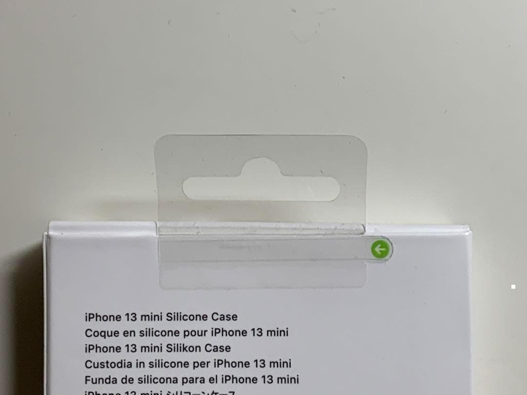 【新品】純正 iPhone 13 mini シリコンケース・ミッドナイト①