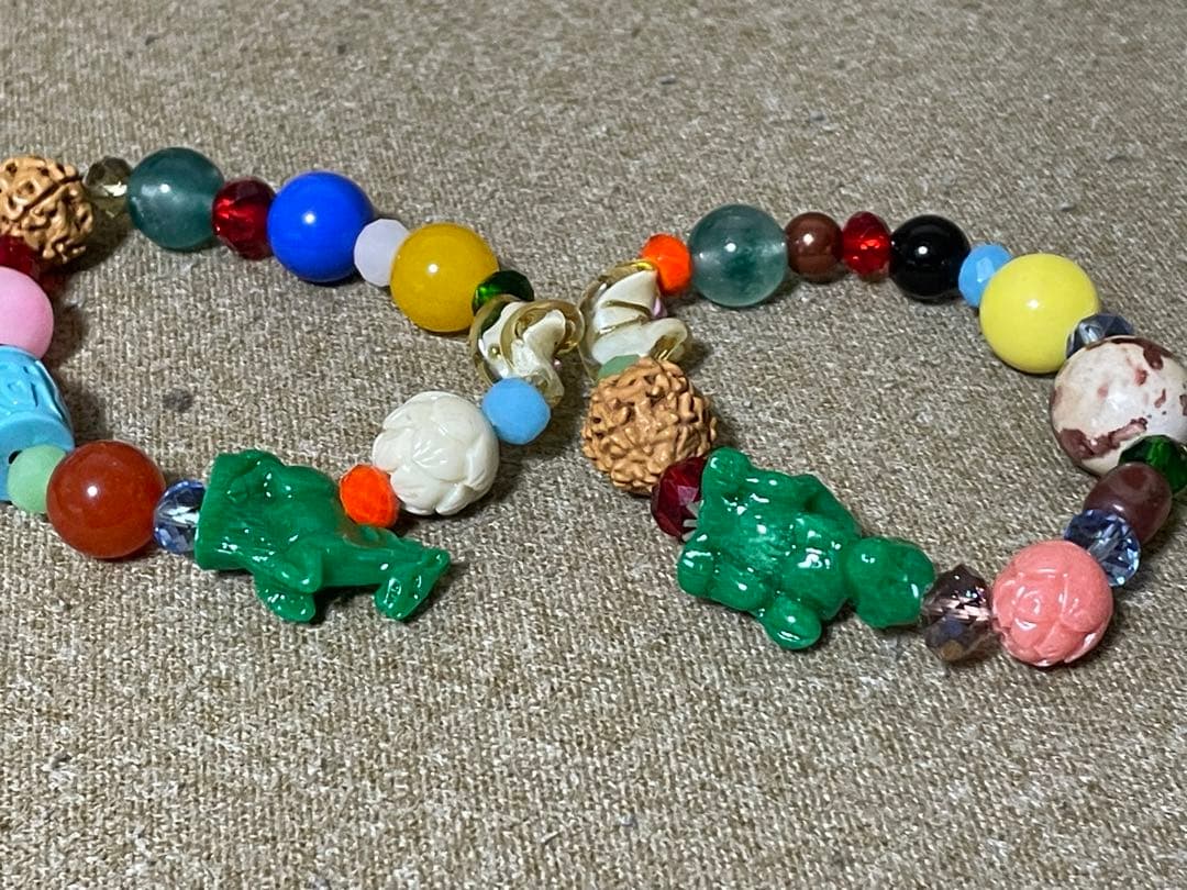 【大量まとめ売り】干支　マスコット付きブレスレット　十二支　縁起物　験担ぎ