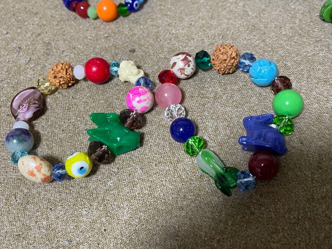 【大量まとめ売り】干支　マスコット付きブレスレット　十二支　縁起物　験担ぎ