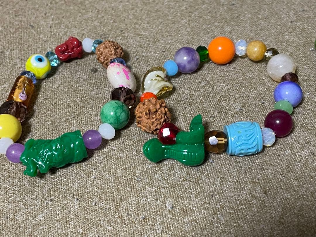 【大量まとめ売り】干支　マスコット付きブレスレット　十二支　縁起物　験担ぎ