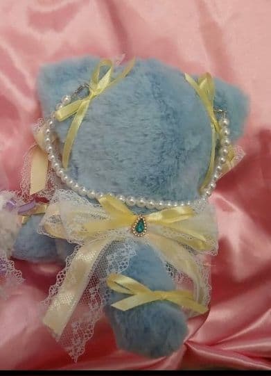 しお様　ぬい服　ふわふわ猫耳着ぐるみおすわり推し活にじぬい１６cm