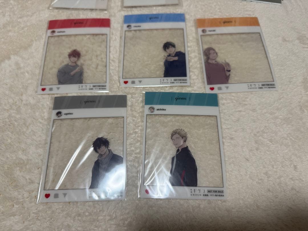 映画 ギヴン 特典 SNS風クリアカード コンプ syh クリカ　8点セット