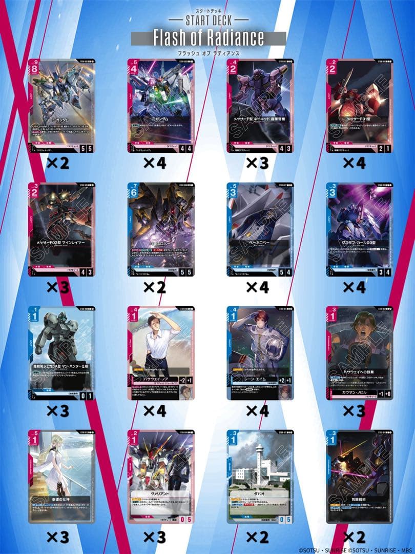 ガンダムカード　ST08 ゴッドデッキ