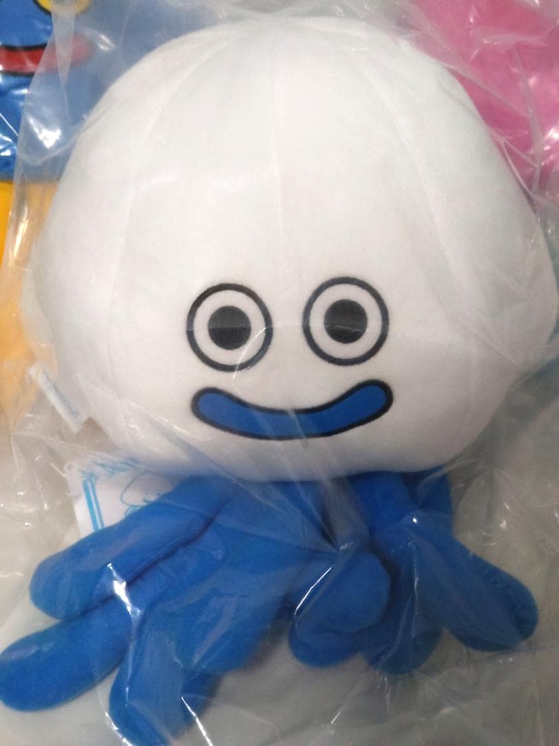 【未開封・圧縮】ドラクエ AM SLサイズ ぬいぐるみ 3種セット しびれくらげ