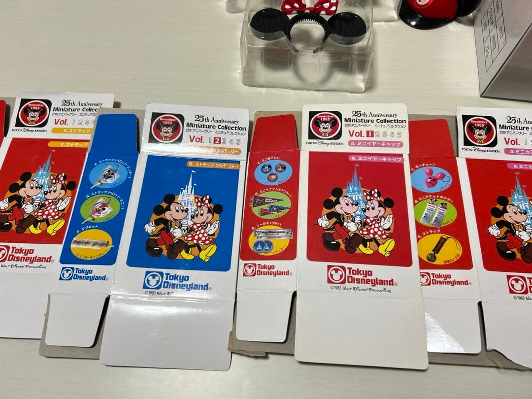 ディズニーランド　復刻　ミニチュア　25thミニチュアコレクション　レア　レトロ