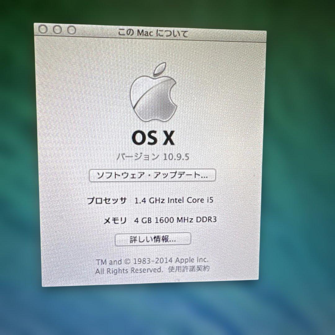 MacBook本体 MacBook Air (13-inch, Early 2014) 128GB