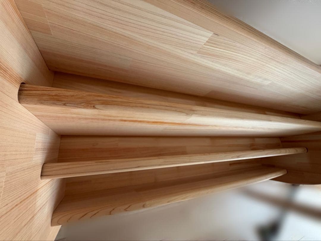 木遊舎 絵本棚 M800 無垢 天然木 国産ひのきナチュラル 絵本収納