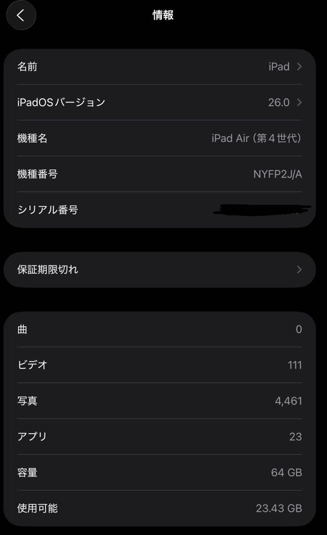 バッテリー100% iPad Air 第4世代 64GB Wi-Fi おまけ付