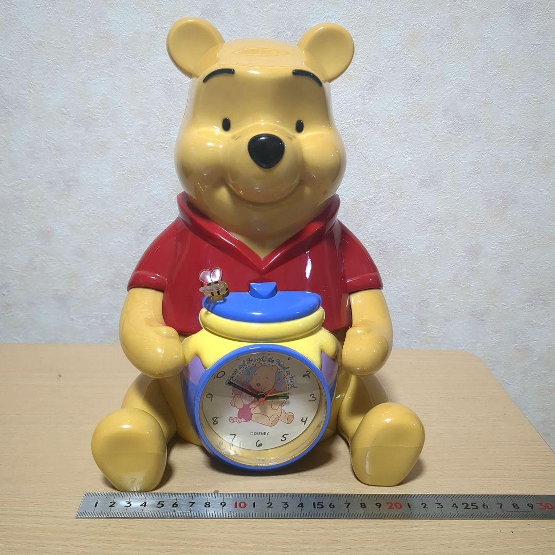 プーさん貯金箱目覚まし時計