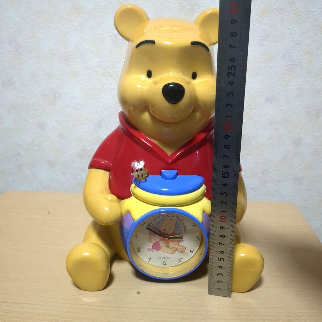 プーさん貯金箱目覚まし時計