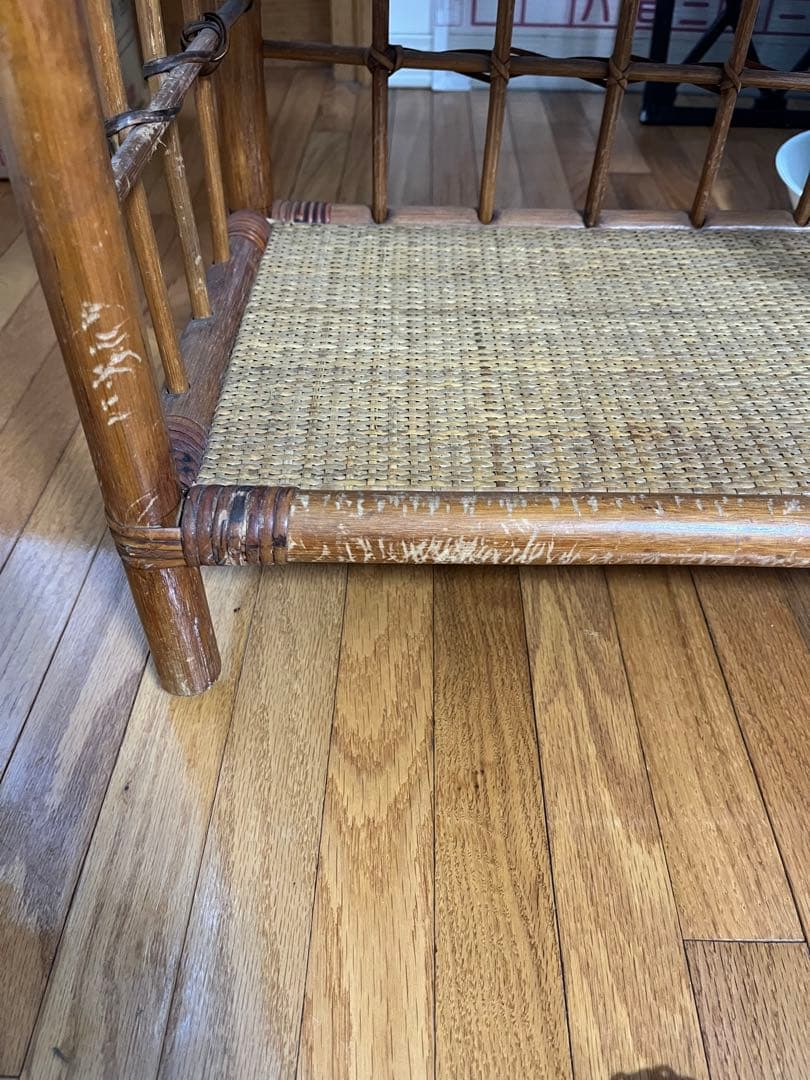 籐　ラタン　棚　3段