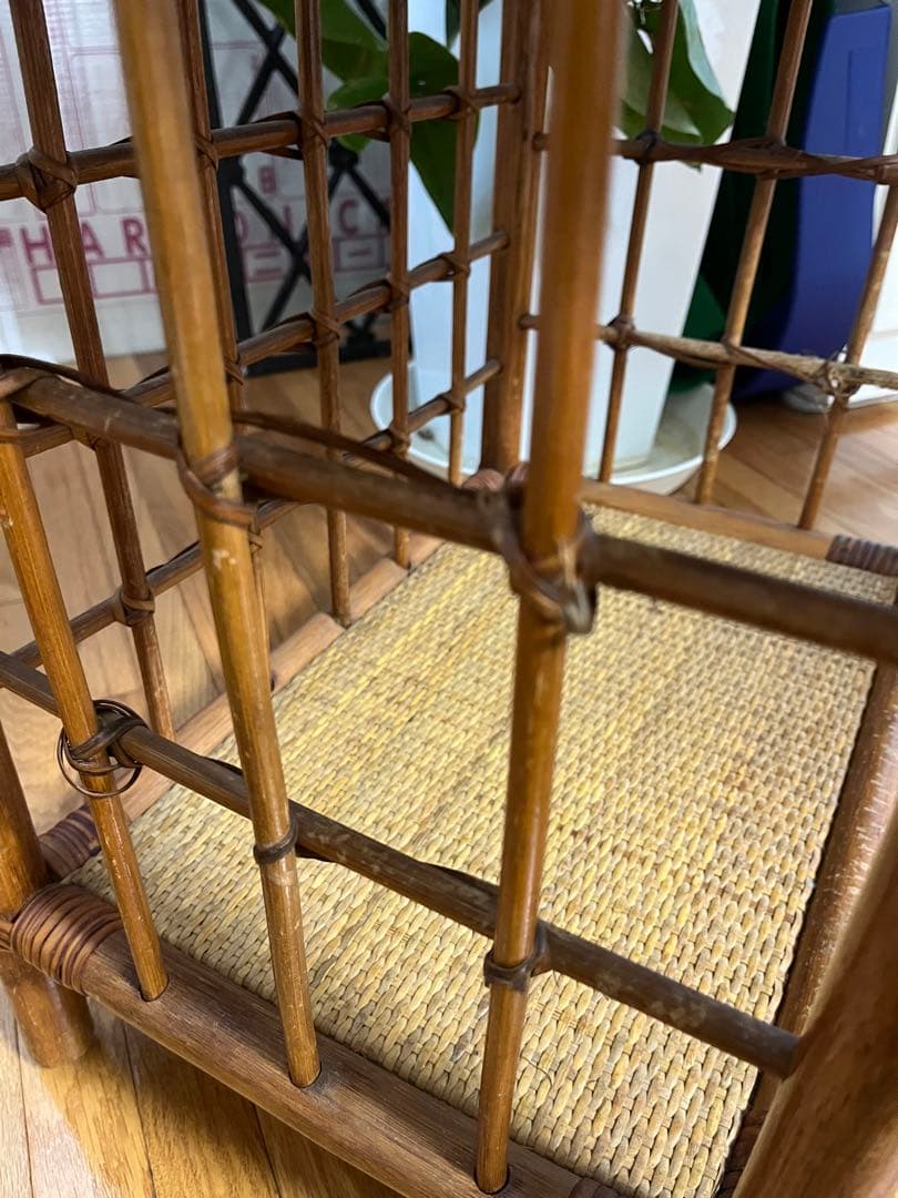 籐　ラタン　棚　3段