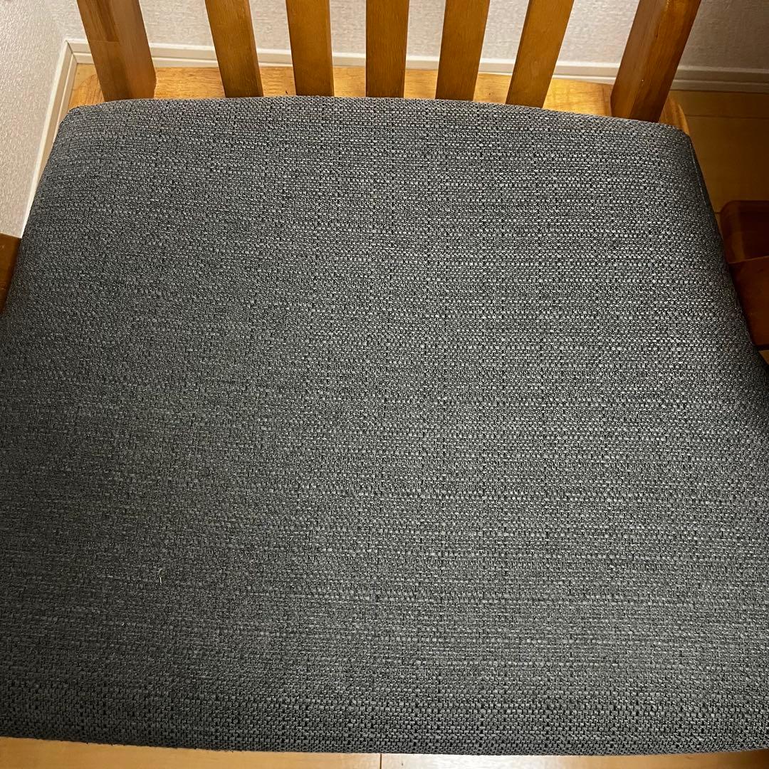 送料込 ダイニングチェア 回転椅子 360度回転 無垢 集成材 木製 和モダン