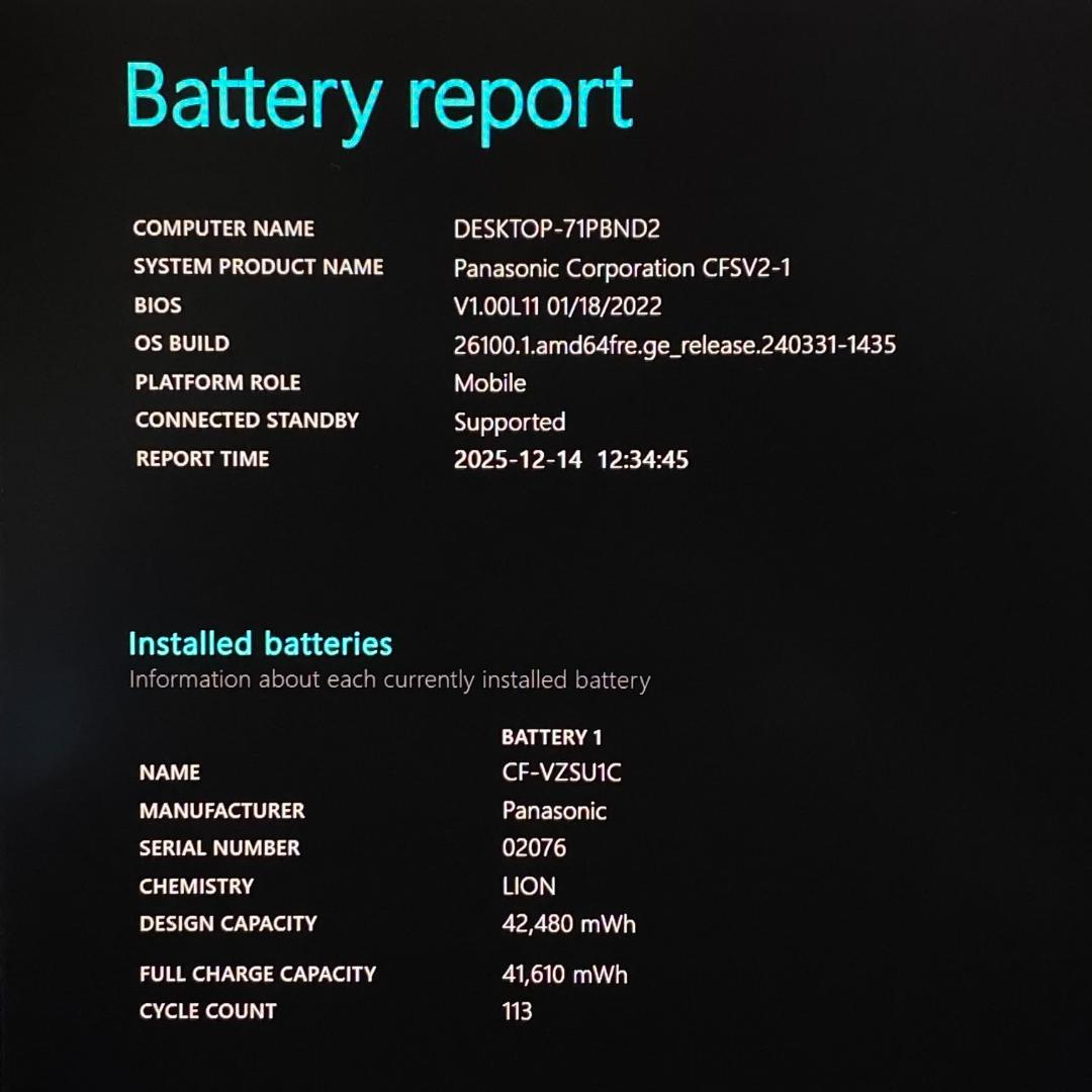 良品CF-SV2 i5 16GB 512GB DVD Office (H782)