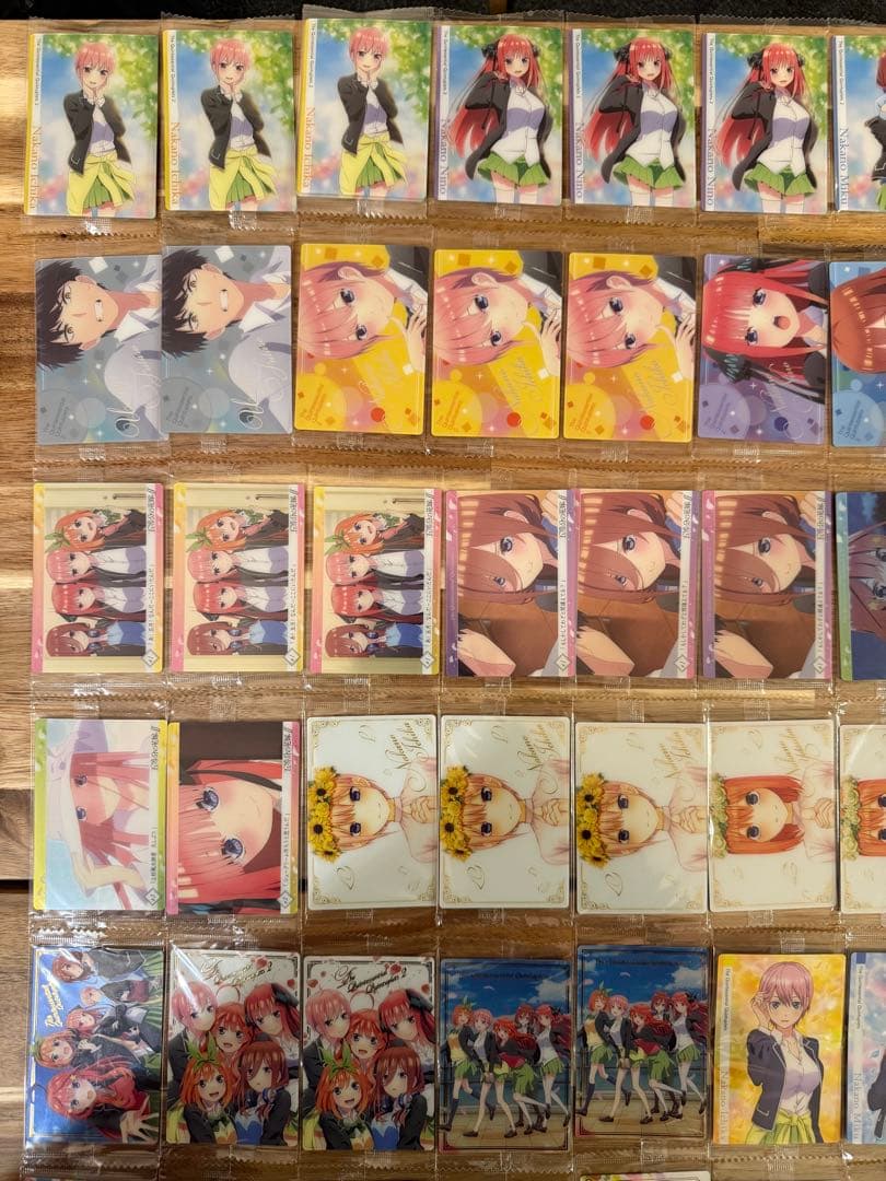 【未開封】五等分の花嫁 ウエハースカードなど まとめ売り