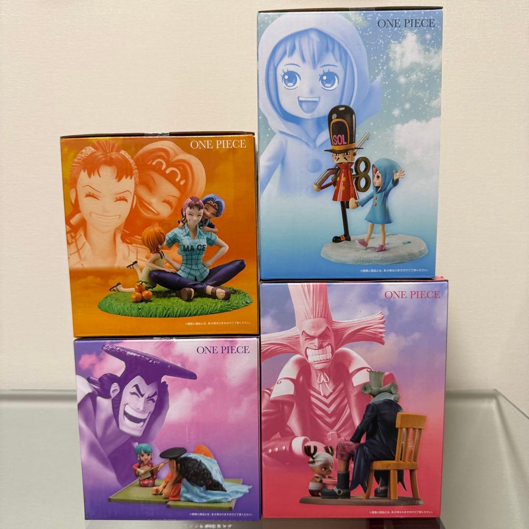 一番くじ ワンピース エモーショナルストーリーズ フィギュア 4種セット