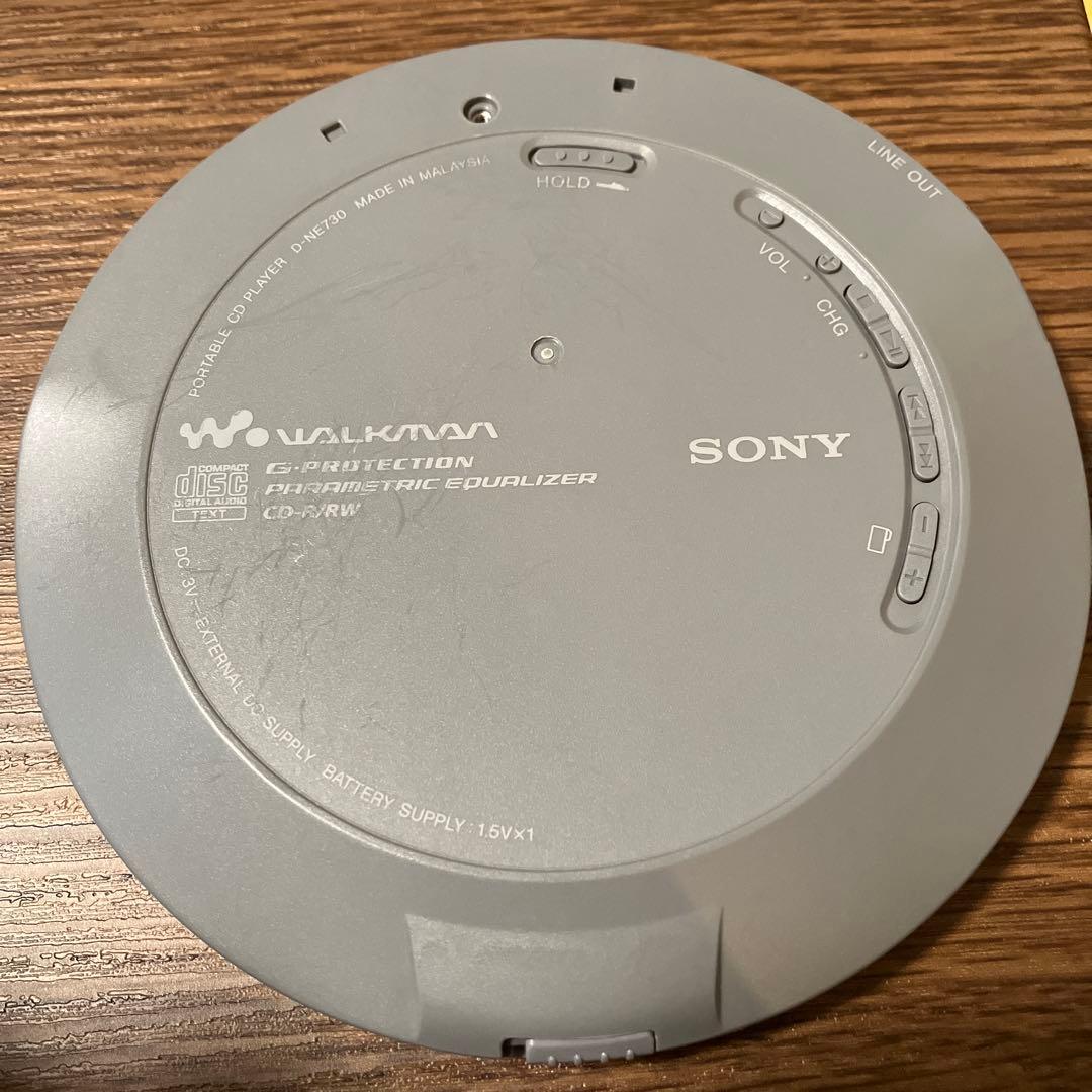 美品SONY D-NE730 ポータブルCDプレーヤー 動作確認済み