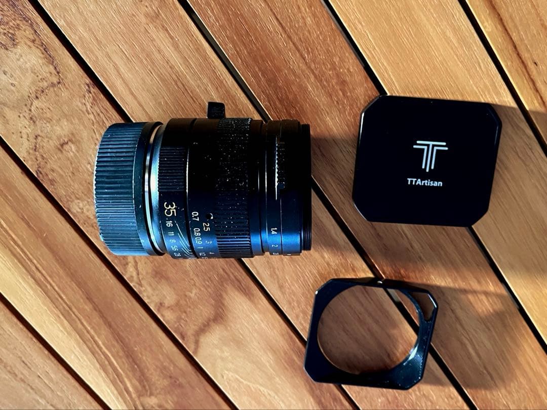 TTArtisan 35mm F1.4 Mマウント　フルサイズ対応単焦点レンズ