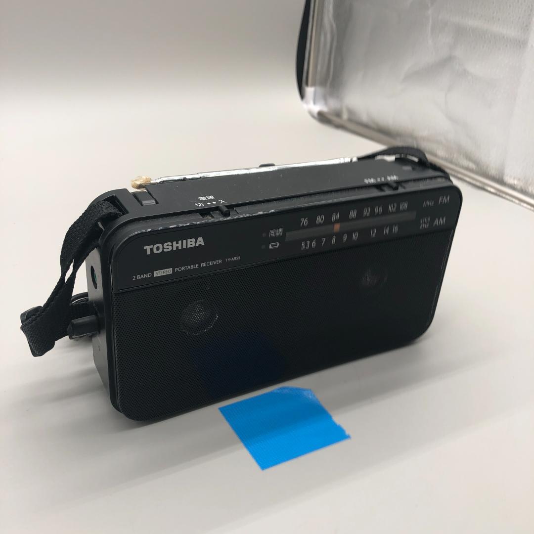 TOSHIBA　FM/AMラジオ　TY-AR55　2020年製　オーディオ H