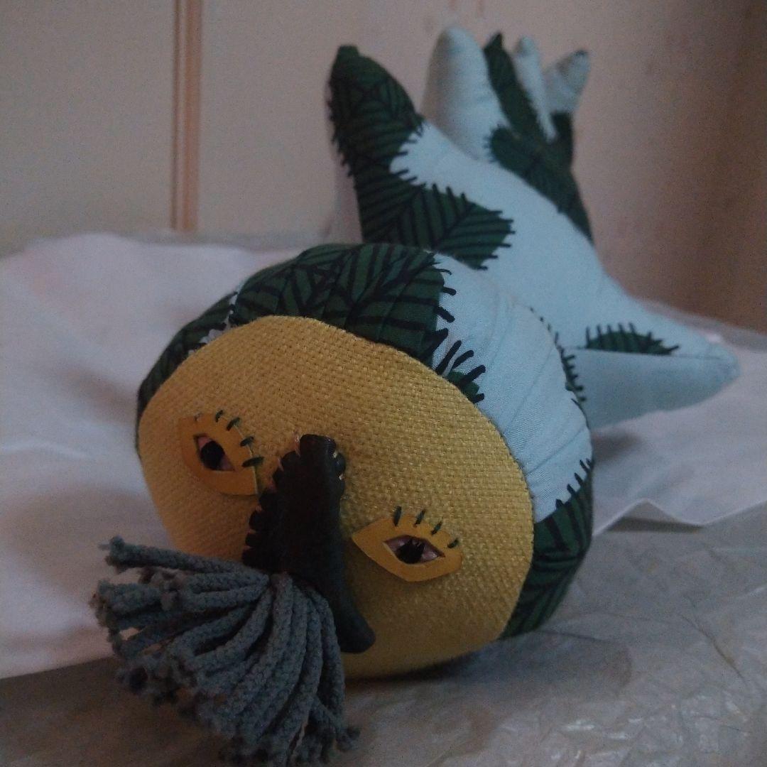 ミナペルホネン 毛虫クッション cactus ぬいぐるみ
