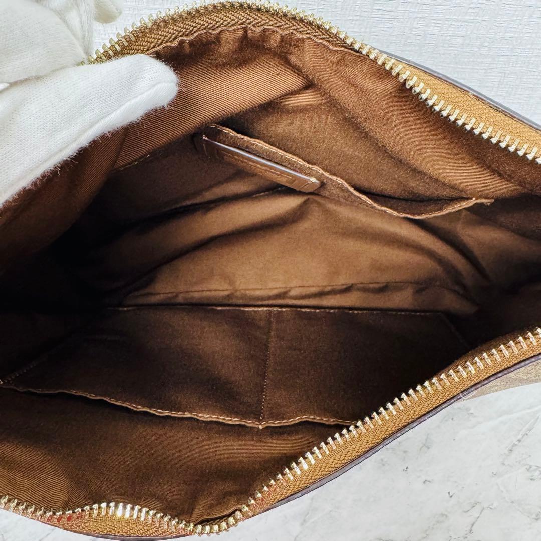 ✨COACH✨コーチ✨シグネチャー✨ブラウン✨ヴィンテージ✨ハンドバッグ✨