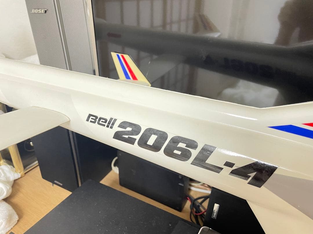 リモートID高い送料とスケールボディ込 BELL206Long ranger