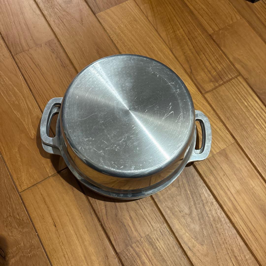 広島アルミニウム（HALムスイ）　無水鍋　20センチ