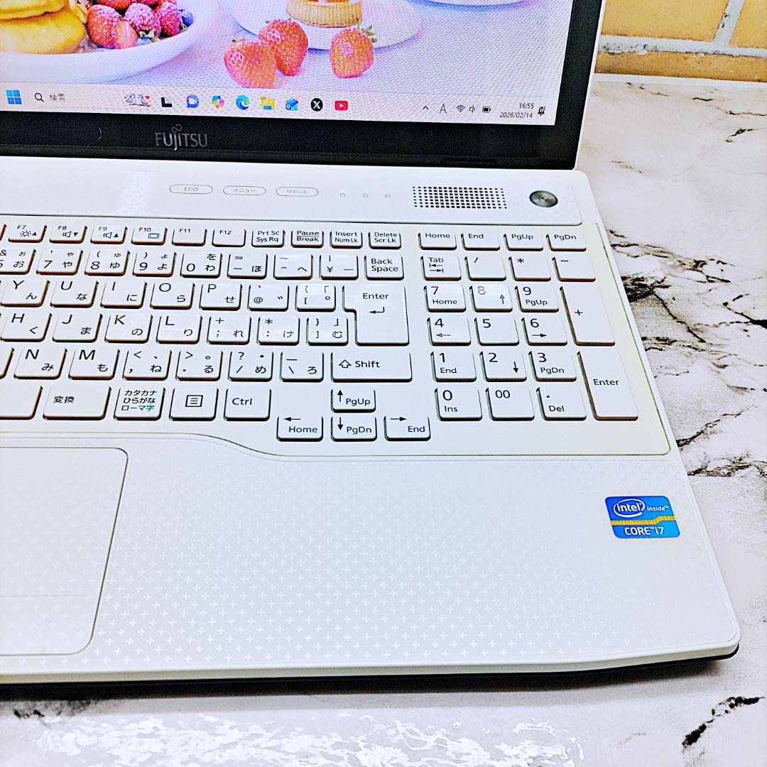 タッチパネルノートパソコン❤️爆速SSD❤️メモリ8G✨高性能i7☘️ハイスぺ