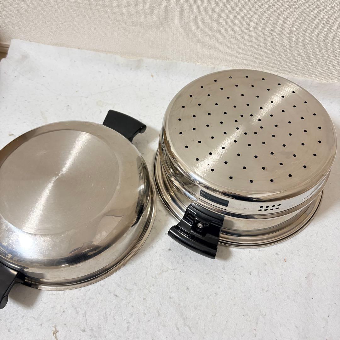 Amway Queen シチューセット フライパン ステンレス18/8 28