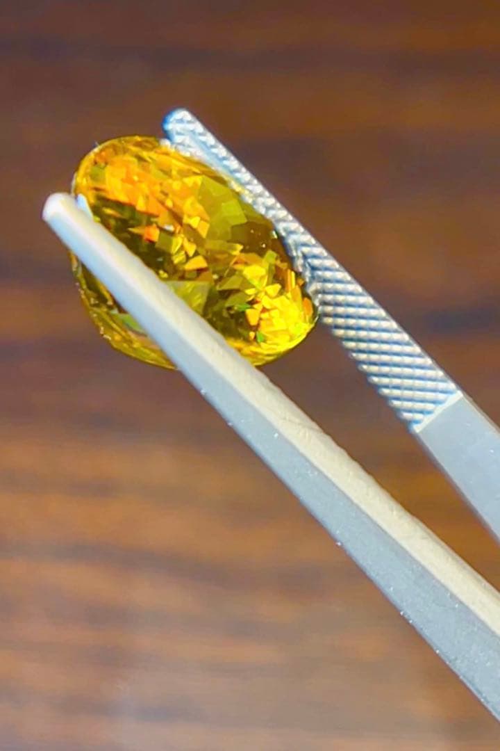 ◆極大◆13.450ctイエロースフェーン 天然 宝石 パワーストーン