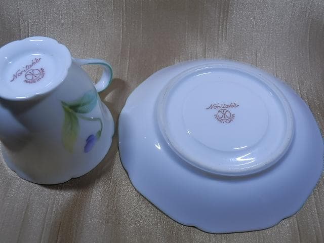 オールドノリタケ　パンジー　デミタス　マルキ　１９1０年代　置き場管理 003