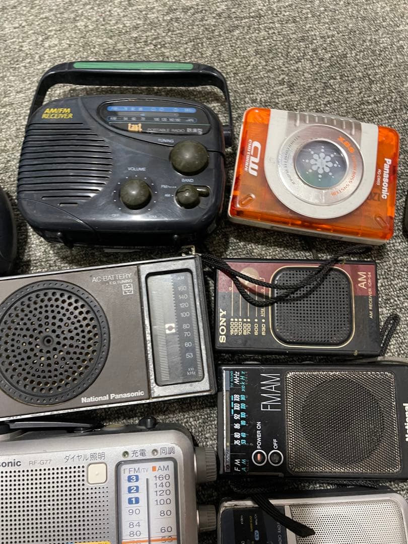 ラジオ ジャンク品 大量 まとめセット　23台