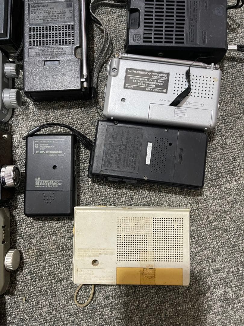 ラジオ ジャンク品 大量 まとめセット　23台