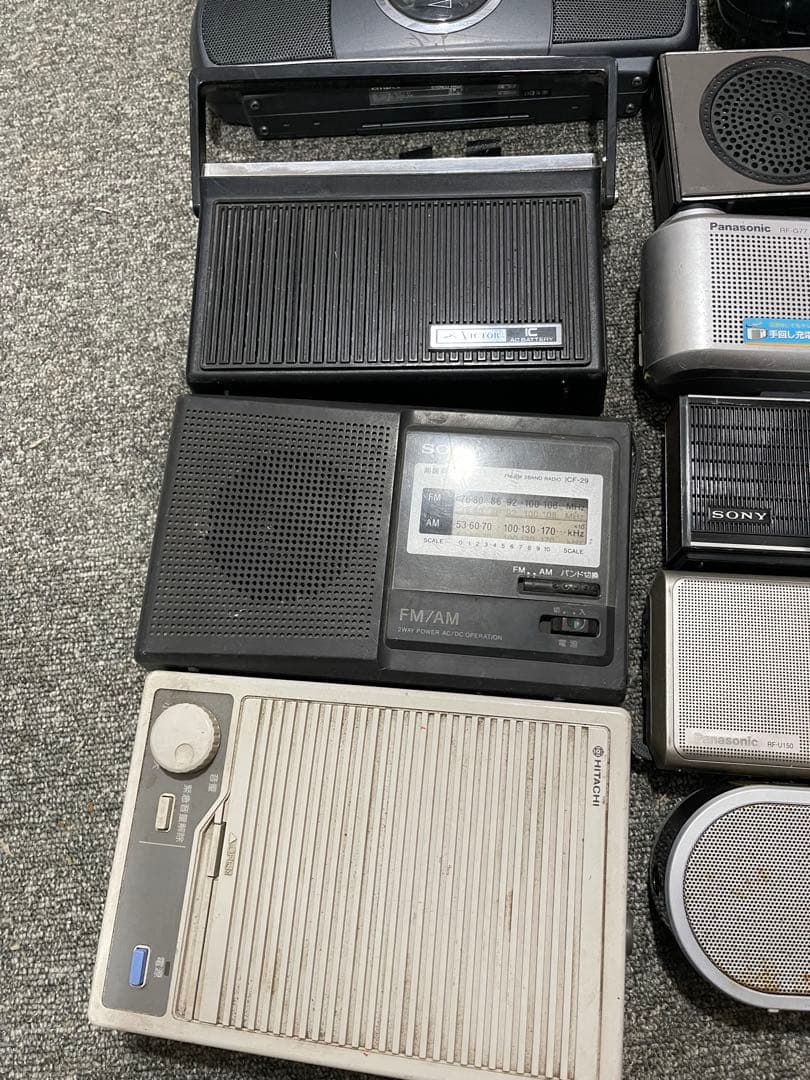 ラジオ ジャンク品 大量 まとめセット　23台