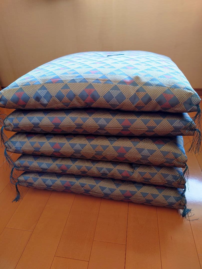 高級座布団（鱗権太夫文柄）５枚-D（5枚/20）