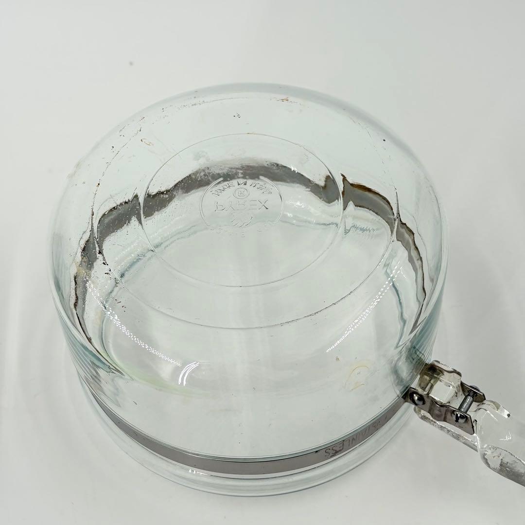 オールドパイレックス 片手鍋 ガラス鍋 17cm ヴィンテージ