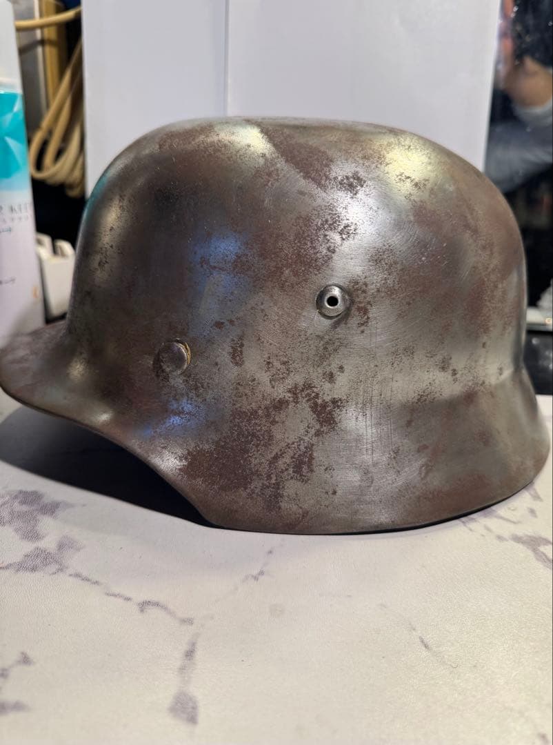 金属製クラシックヘルメット ナチヘル ミリタリーヘルメット