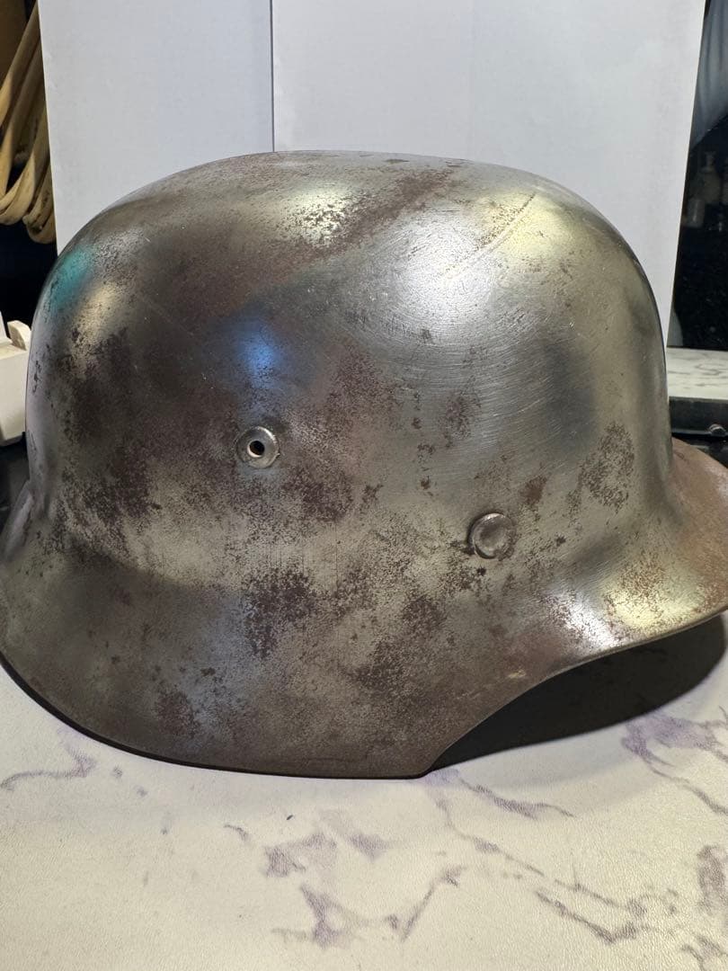 金属製クラシックヘルメット ナチヘル ミリタリーヘルメット