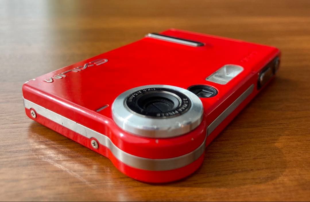 CASIO EXILIM EX-S20 カシオ エクシリム デジタルカメラ 赤