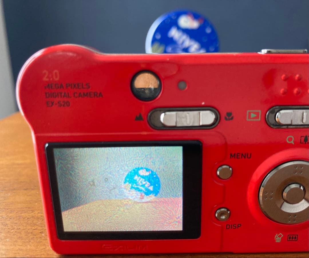 CASIO EXILIM EX-S20 カシオ エクシリム デジタルカメラ 赤