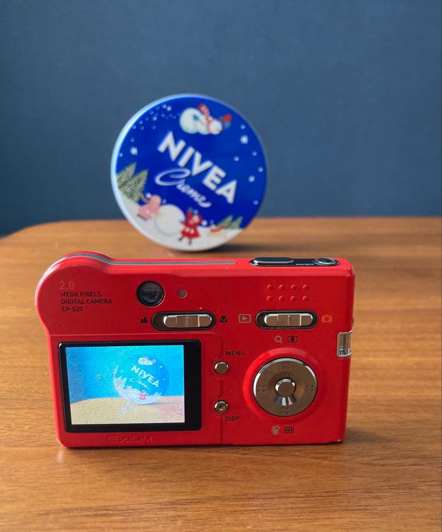 CASIO EXILIM EX-S20 カシオ エクシリム デジタルカメラ 赤