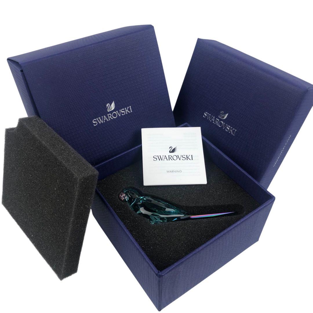 SWAROVSKI Jungle Beats インコ クリスタル フィギュア