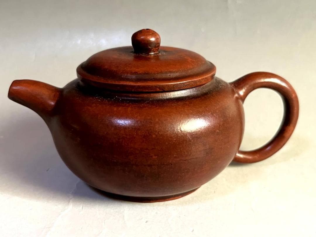 急須■唐物 竹林深處 幽逸公款 紫砂朱泥急須 茶器 後手 古玩 時代物 骨董■①