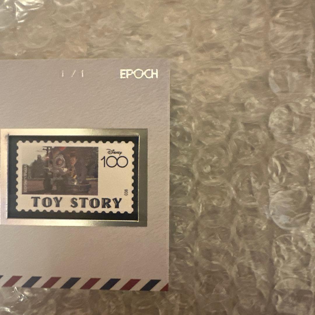 Disney100EPOCHディズニーカード トイストーリー 世界1枚 1of1