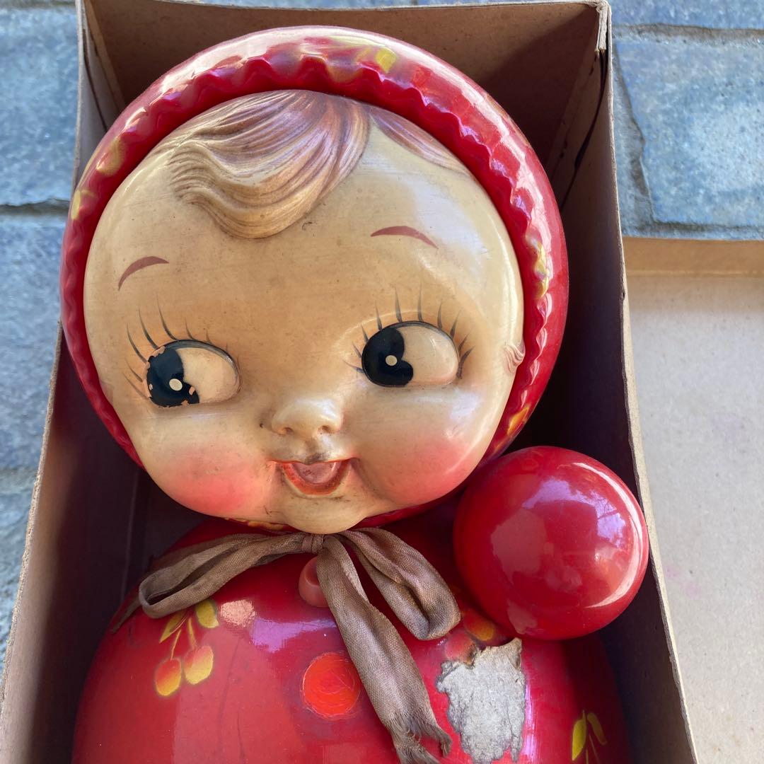 かわいい 起き上がりこぼし 昭和レトロ