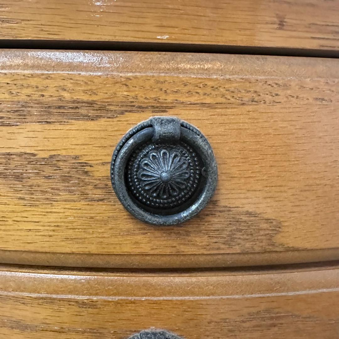 USDE アンティーク　レトロ　ミラー付　　ジュエリーチェスト　猫脚