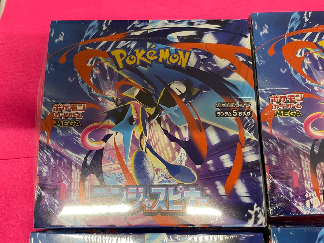 ポケモンカード ニンジャスピナー 新品未開封 シュリンク付き 6box